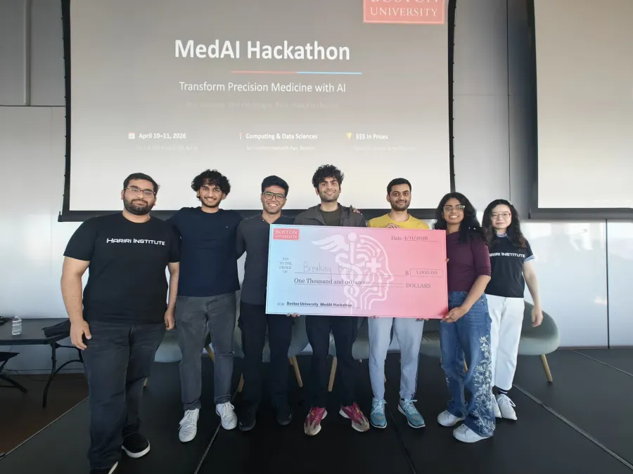 The VI-LUAD team at the MedAI Hackathon at Boston University.